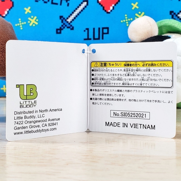 All Star Collection Super Mario LUIGI 8" #02 Nintendo Genuine Little Buddy Plush - Picture 11 of 12